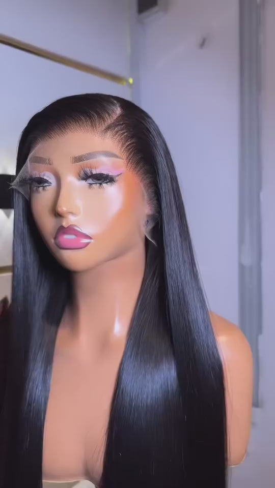 Luxury Straight wig 13by6 HD Frontal